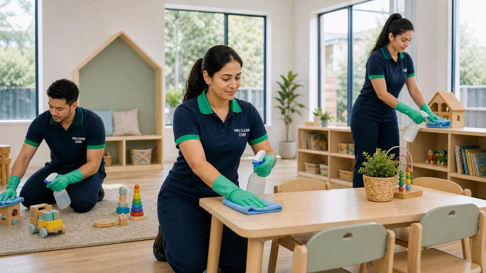 Childcare Cleaning specific areas covered