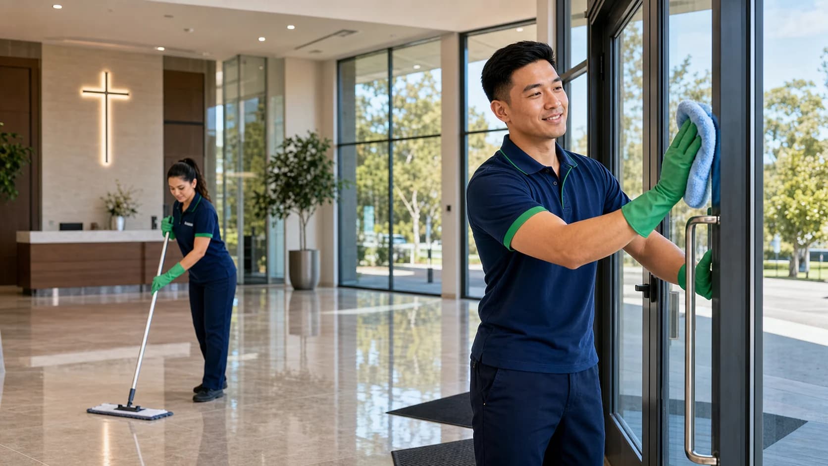Church Cleaning specific areas covered