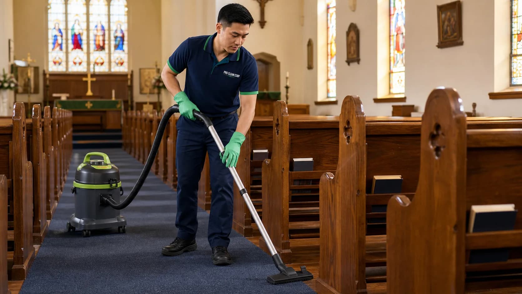 Our Cleaning Process in Action