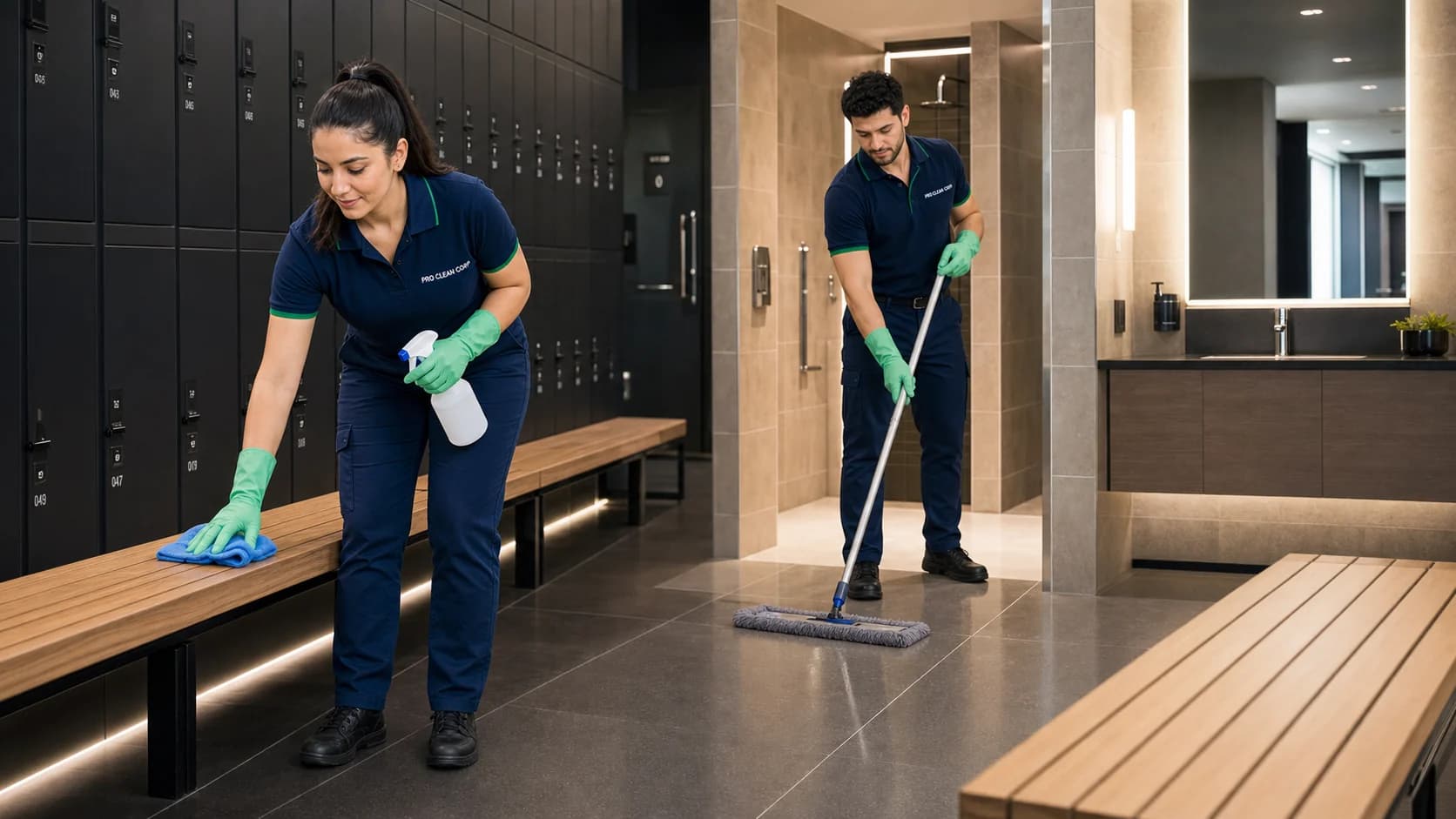 Our Cleaning Process in Action