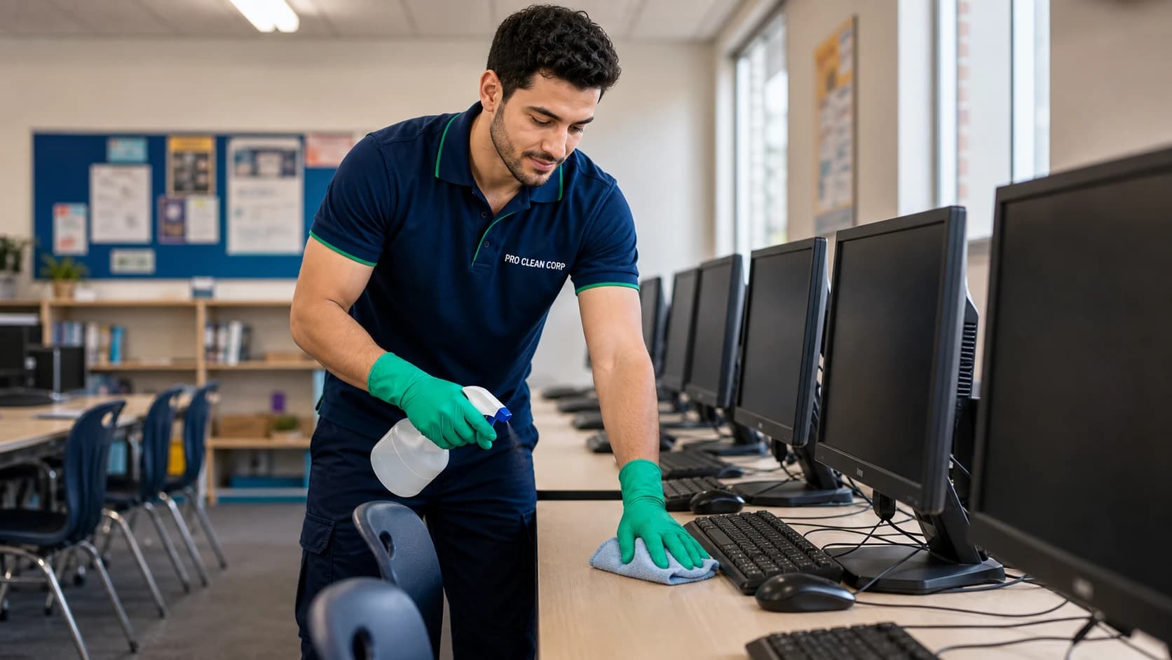 School Cleaning specific areas covered